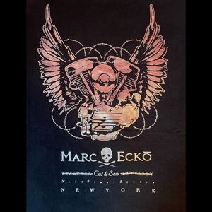 Marc ECKO black and silver T-shirt sz L